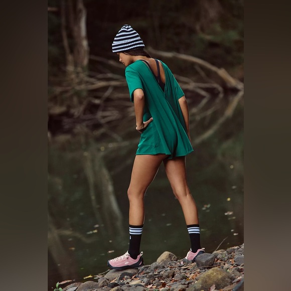 Free People Hot Shot Tee Romper🌲 - Picture 3 of 7